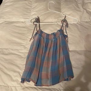 Loft blue casual top